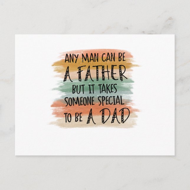 Father's Day Post Card for one of your special one (Front)