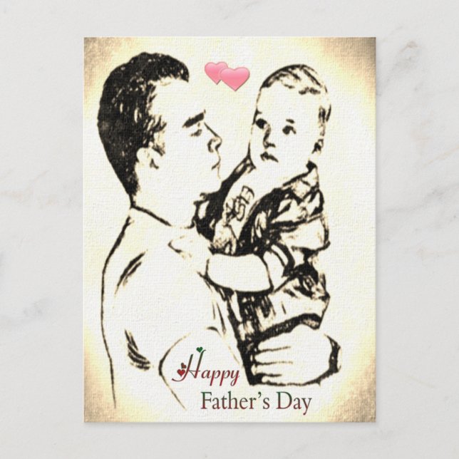 Father's day Postcard (Front)