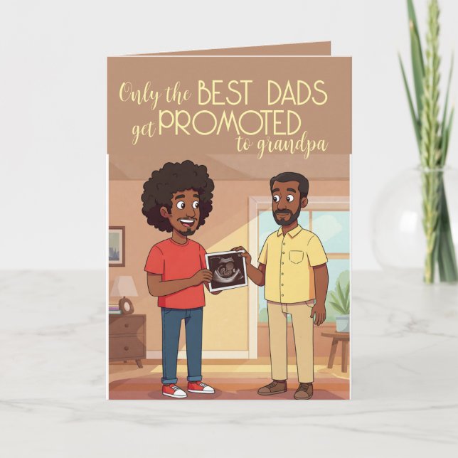Father's Day Pregnancy Announcement card (Front)