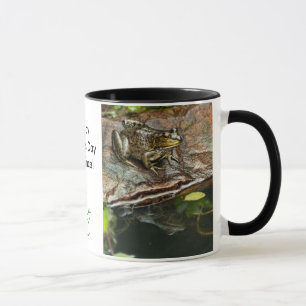 Father's Day Prince Frog Photo with Text Mug