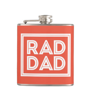 Father's Day - Rad Dad Hip Flask