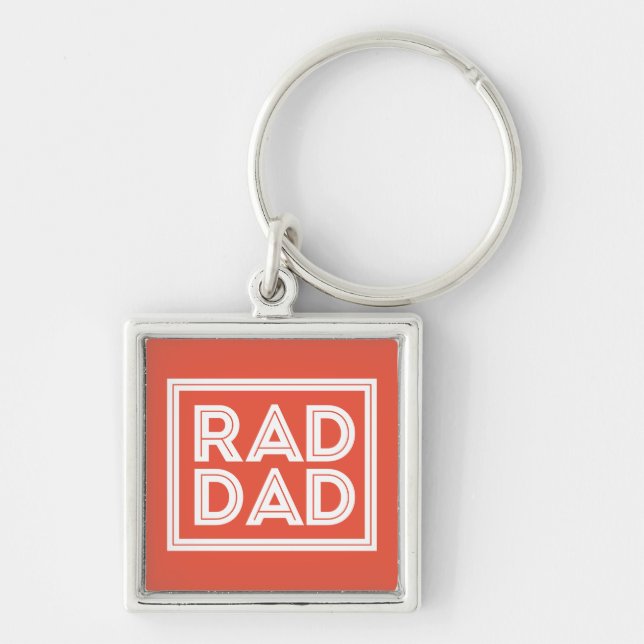 Father's Day - Rad Dad Keychain (Front)