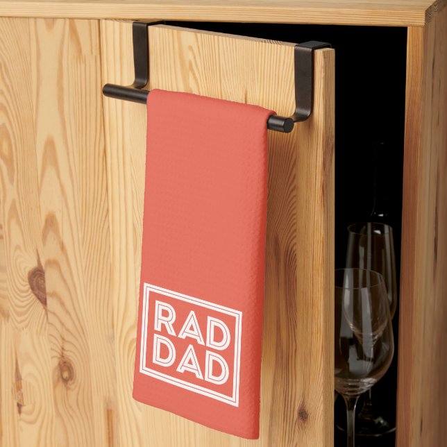 Father's Day - Rad Dad Kitchen Towel (Thirds Fold)