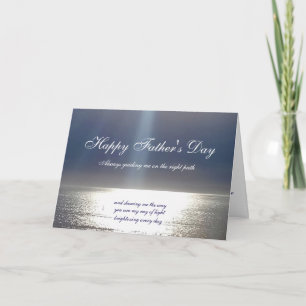 Father's Day Ray of Light personalizable card