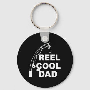 Father's Day Reel Cool Dad Keychain