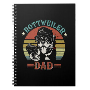 Father's Day Rottweiler Dog Dad Notebook