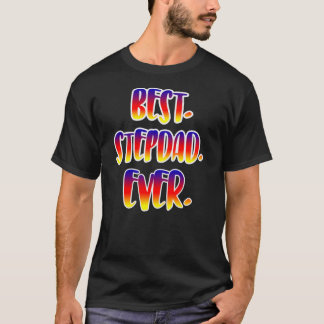 Fathers Day s Crazy Stepdad Love Retro Vintage  T-Shirt