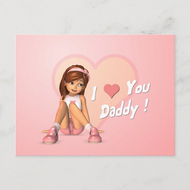 Fathers Day Sadie Postcard (Front)