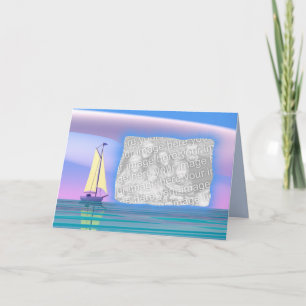 Father's Day - Sail Away (photo frame) Card