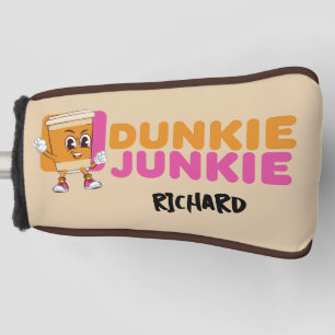 Fathers Day Scramble Funny Coffee Addict Spoof Golf Head Cover