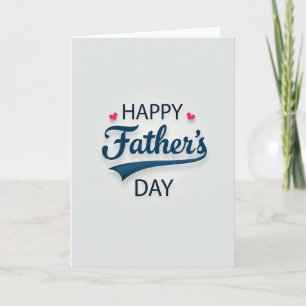 Fathers Day Script Art Card