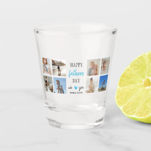 Father's Day Shot Glass   Personalized Photos