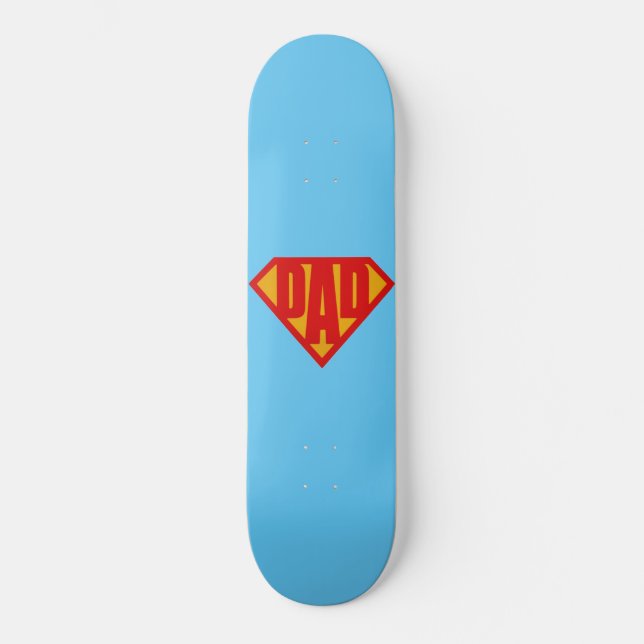 Father's Day Skateboard Art Present Gift (Front)