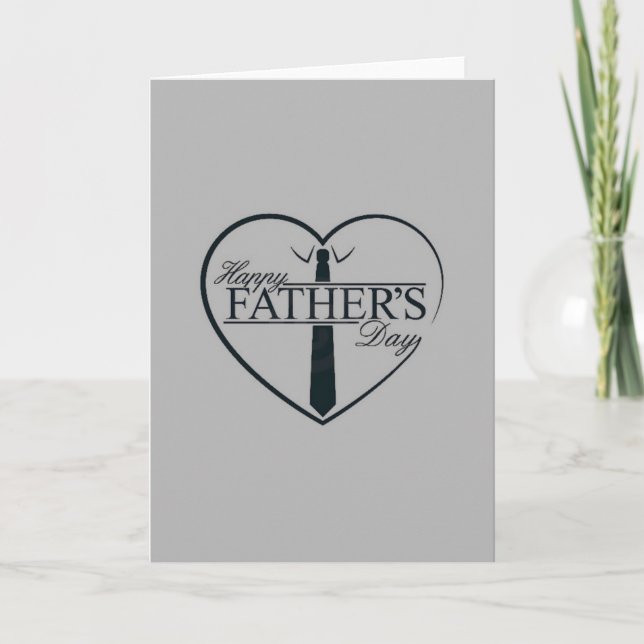 Fathers Day Smart Grey Card (Front)