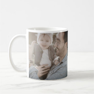 father's day son father dad add photo text dad gif coffee mug