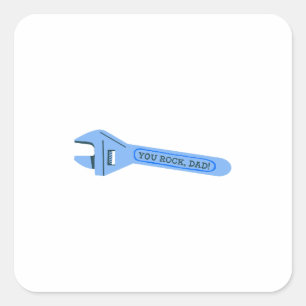 Father's Day Square Sticker