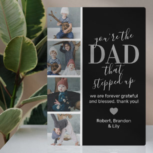Father's Day Stepdad Photo Plaque