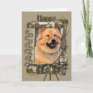 Fathers Day - Stone Paws - Chow Chow - Cinny Card