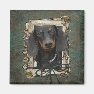 Fathers Day - Stone Paws - Dachshund - Winston Magnet