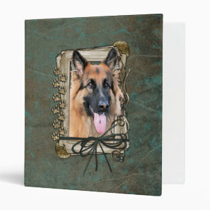 Fathers Day - Stone Paws - German Shepherd -Chance Binder