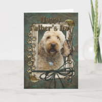 Fathers Day - Stone Paws - GoldenDoodle