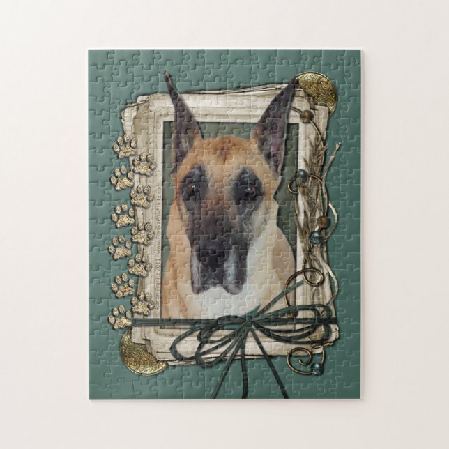 Fathers Day - Stone Paws - Great Dane Jigsaw Puzzle (Vertical)
