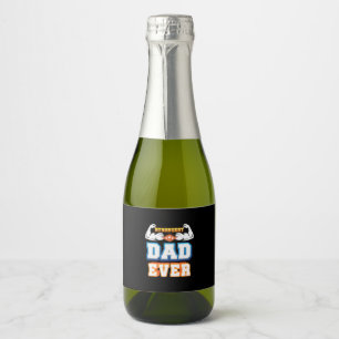 Father's Day   Strongest Dad Ever Sparkling Wine Label