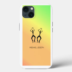 Father's Day Sunset Colours Silhouette Dancers iPhone 13 Case