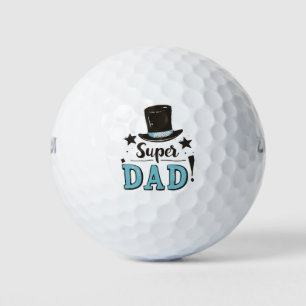 Fathers Day - Super Dad Celebration Golf Balls