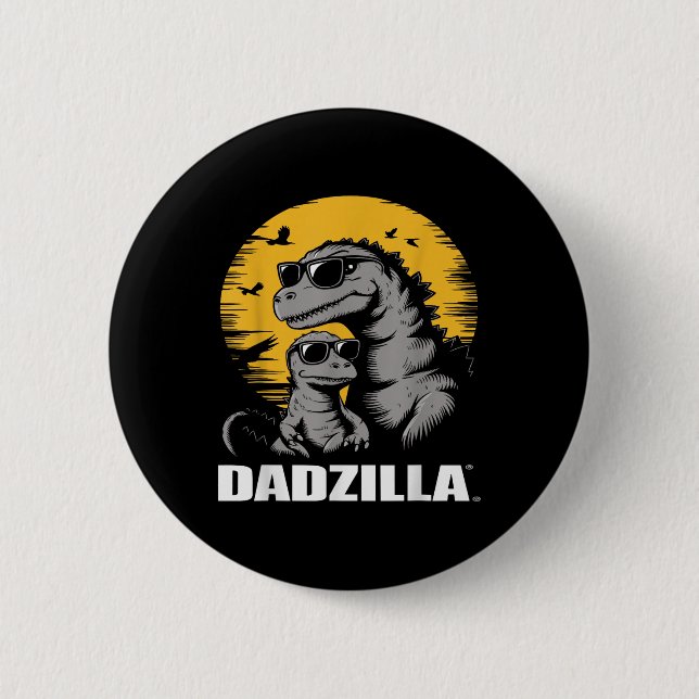 Fathers Day Surprise For The Ultimate Dino Dad - D 2 Inch Round Button (Front)