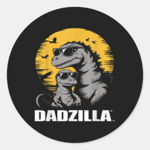 Fathers Day Surprise For The Ultimate Dino Dad - D Classic Round Sticker