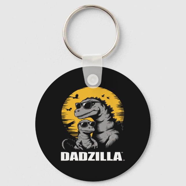 Father's Day Surprise For The Ultimate Dino Dad -  Keychain (Front)