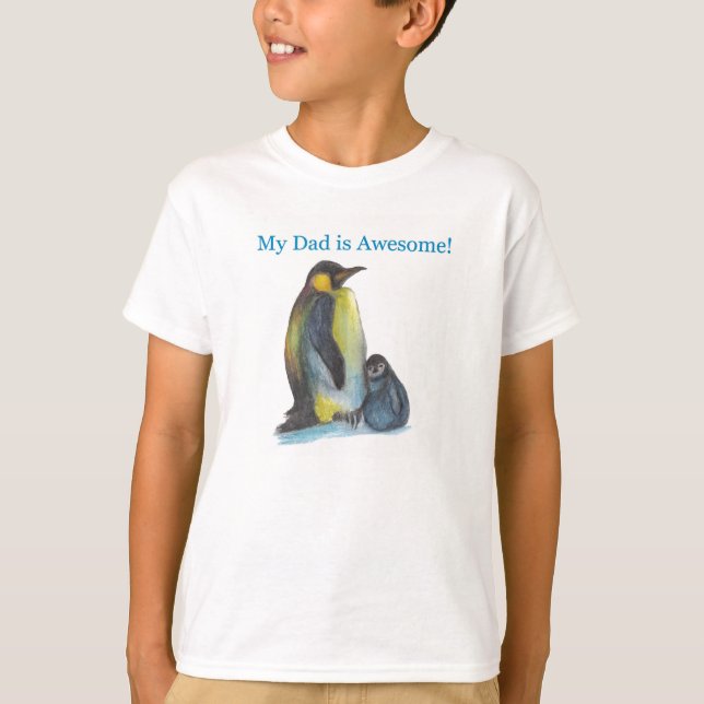 Father's Day  T-Shirt, White T-Shirt (Front)