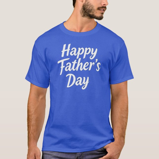 "Father's Day T-Shirt – World's Best Dad | Unique  (Devant)