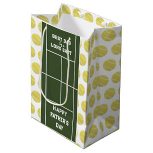 Father's Day Tennis Dad Medium Gift Bag
