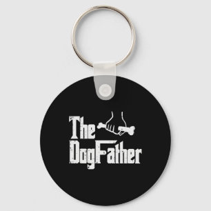 Fathers Day The Dog Father Funny Movie Pun Fur Pap Keychain