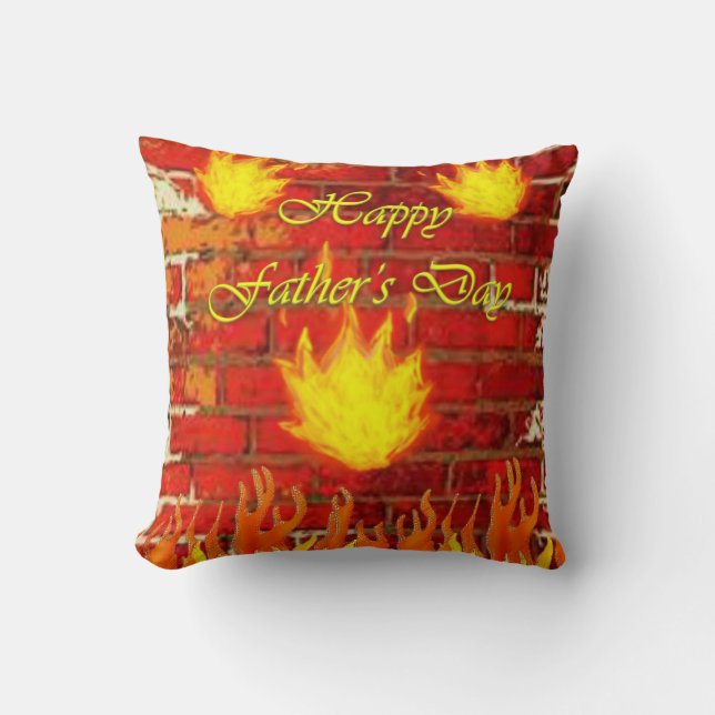 Father's Day Throw Pillow (Front)