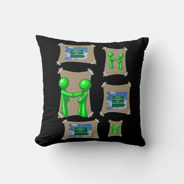 Father's Day Throw Pillow (Front)