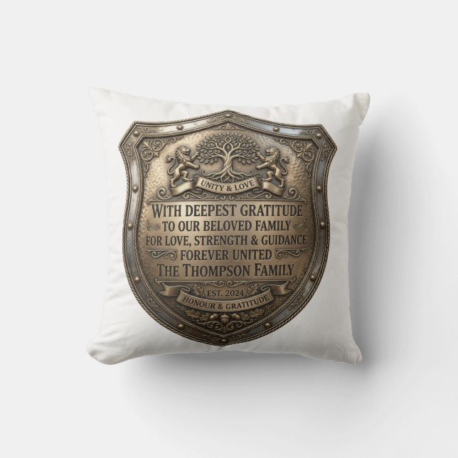 Father's Day Throw Pillow (Front)