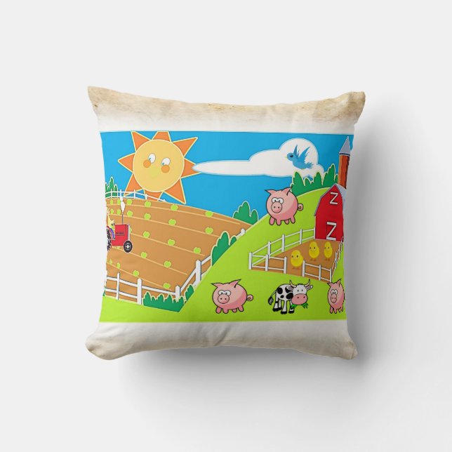 Father's Day Throw Pillow (Front)