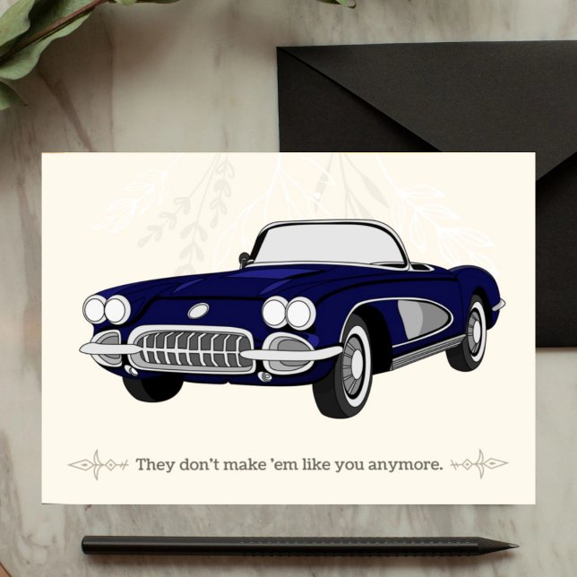 Father's Day, To My Husband, classic car Card (grandfather
)