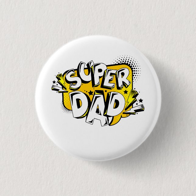 FATHER'S DAY TSHIRT  1 INCH ROUND BUTTON (Front)