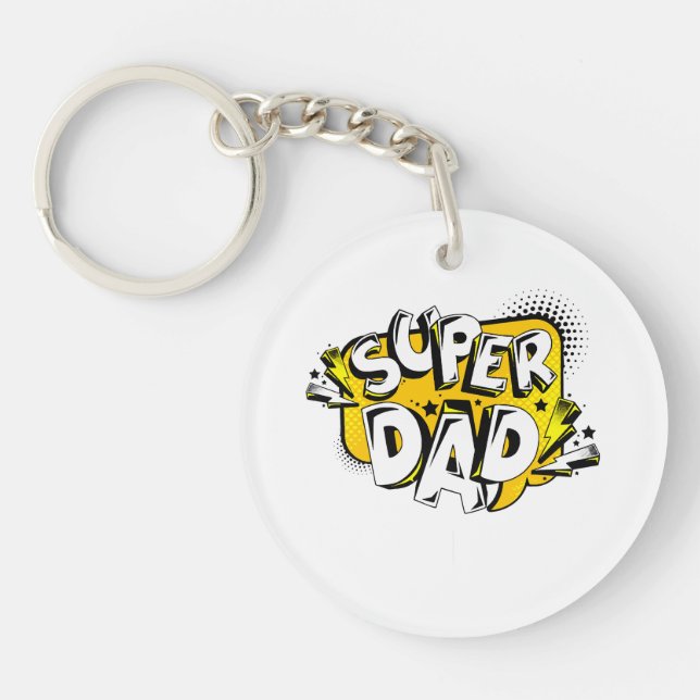 FATHER'S DAY TSHIRT  KEYCHAIN (Front)
