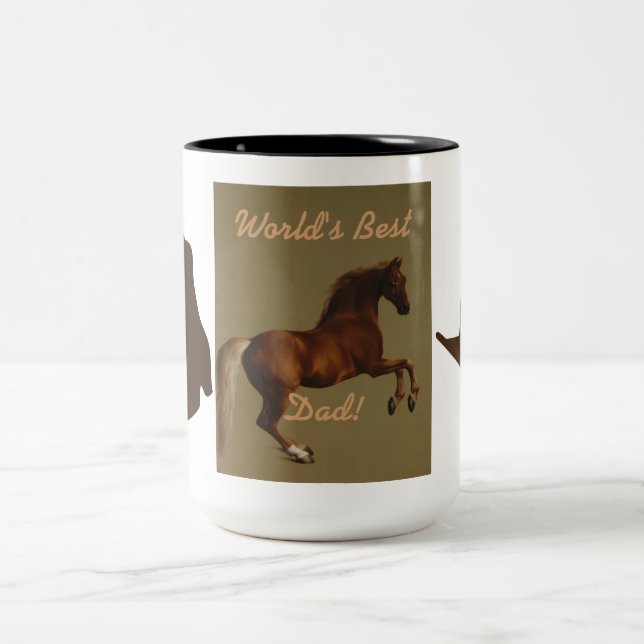 Father's Day Two-Tone Coffee Mug (Center)