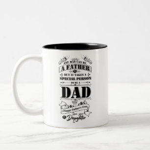 Father's Day Two-Tone Coffee Mug