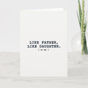 Fathers Day Typewriter Text Card