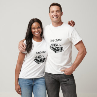 Father's Day Typography Design with Just Classic T-Shirt