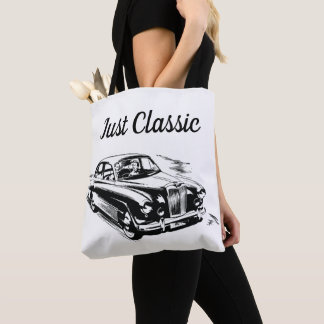 Father's Day Typography Design with Just Classic Tote Bag