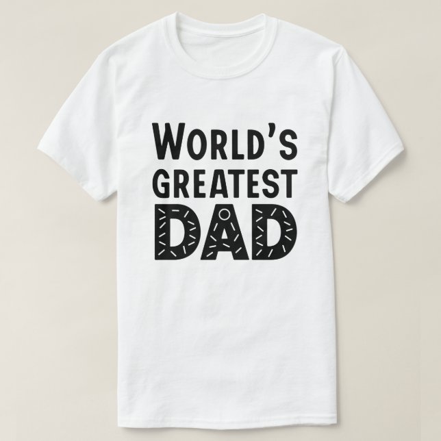 Father's Day typography t-shirt design (Design Front)