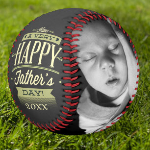 Fathers Day Unique Personalized Green Black Softball